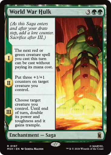World War Hulk (Foil) | Marvel Super Heroes、Magic: The Gathering、kayou