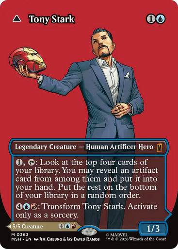 Tony Stark // The Invincible Iron Man (Logo Art Foil) | Marvel Super Heroes、Magic: The Gathering、kayou
