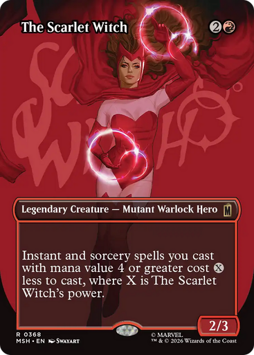 The Scarlet Witch (Logo Art Foil) | Marvel Super Heroes、Magic: The Gathering、kayou