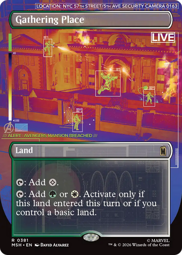 Gathering Place (Borderless Art Foil) | Marvel Super Heroes、Magic: The Gathering、kayou