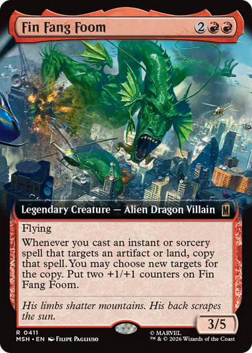 Fin Fang Foom (Extended Art Foil) | Marvel Super Heroes、Magic: The Gathering、kayou