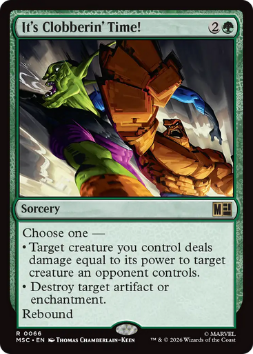 It's Clobberin' Time! (Surge Foil) | Marvel Super Heroes Commander、Magic: The Gathering、kayou