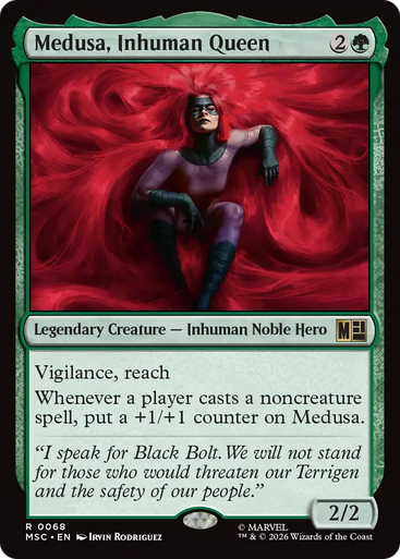 Medusa, Inhuman Queen (Surge Foil) | Marvel Super Heroes Commander、Magic: The Gathering、kayou