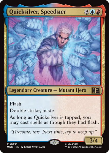 Quicksilver, Speedster (Surge Foil) | Marvel Super Heroes Commander、Magic: The Gathering、kayou