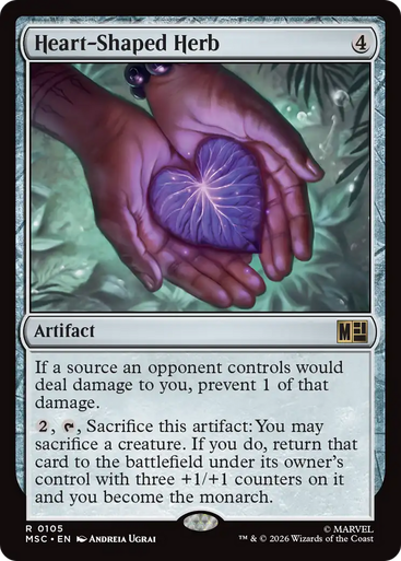 Heart-Shaped Herb (Foil) | Marvel Super Heroes Commander、Magic: The Gathering、kayou