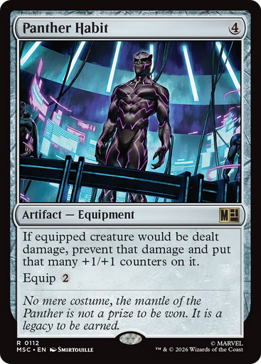 Panther Habit (Surge Foil) | Marvel Super Heroes Commander、Magic: The Gathering、kayou