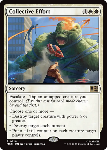 Collective Effort (Surge Foil) | Marvel Super Heroes Commander、Magic: The Gathering、kayou