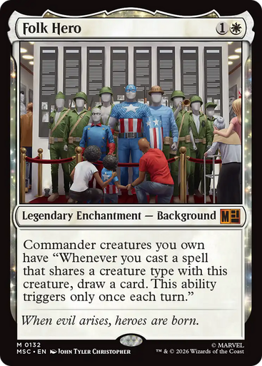 Folk Hero (Surge Foil) | Marvel Super Heroes Commander、Magic: The Gathering、kayou