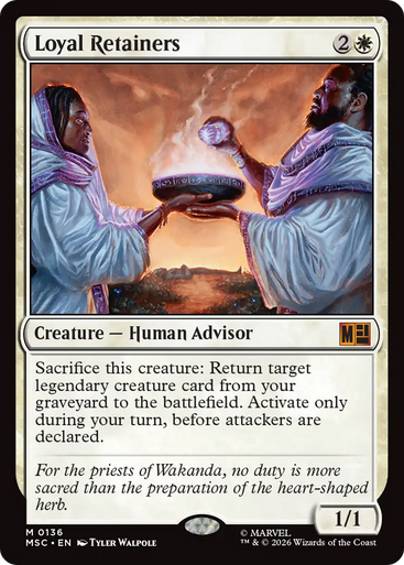 Loyal Retainers (Surge Foil) | Marvel Super Heroes Commander、Magic: The Gathering、kayou