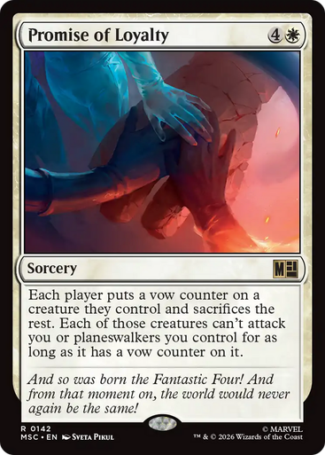 Promise of Loyalty (Surge Foil) | Marvel Super Heroes Commander、Magic: The Gathering、kayou
