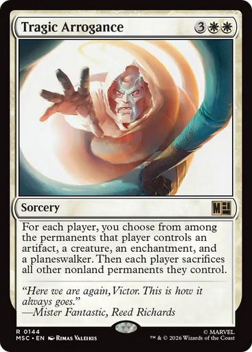 Tragic Arrogance (Surge Foil) | Marvel Super Heroes Commander、Magic: The Gathering、kayou