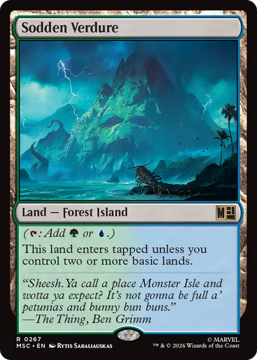 Sodden Verdure (Surge Foil) | Marvel Super Heroes Commander、Magic: The Gathering、kayou