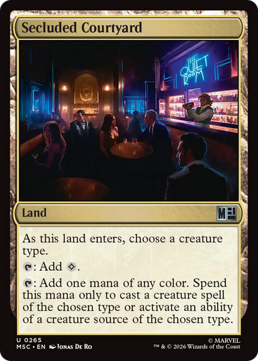 Secluded Courtyard (Surge Foil) | Marvel Super Heroes Commander、Magic: The Gathering、kayou
