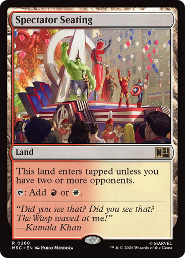 Spectator Seating (Surge Foil) | Marvel Super Heroes Commander、Magic: The Gathering、kayou