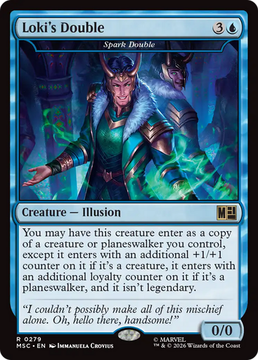 Spark Double Loki's Double (Surge Foil) | Marvel Super Heroes Commander、Magic: The Gathering、kayou