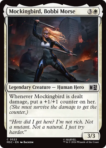 Mockingbird, Bobbi Morse (Foil) | Marvel Super Heroes Commander、Magic: The Gathering、kayou