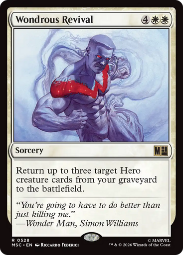 Wondrous Revival (Foil) | Marvel Super Heroes Commander、Magic: The Gathering、kayou