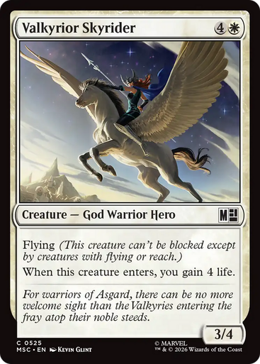 Valkyrior Skyrider (Foil) | Marvel Super Heroes Commander、Magic: The Gathering、kayou