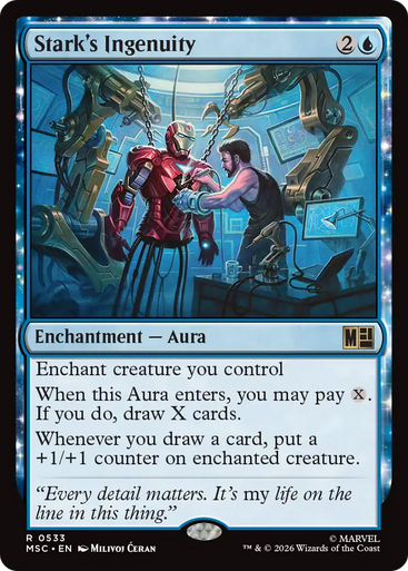 Stark's Ingenuity (Foil) | Marvel Super Heroes Commander、Magic: The Gathering、kayou