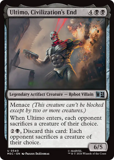 Ultimo, Civilization's End (Foil) | Marvel Super Heroes Commander、Magic: The Gathering、kayou