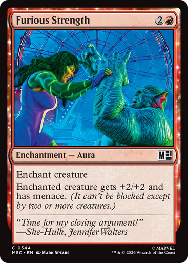 Furious Strength (Foil) | Marvel Super Heroes Commander、Magic: The Gathering、kayou