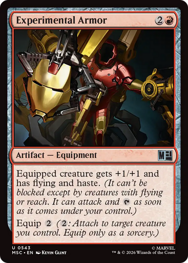 Experimental Armor (Foil) | Marvel Super Heroes Commander、Magic: The Gathering、kayou