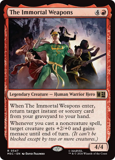 The Immortal Weapons (Foil) | Marvel Super Heroes Commander、Magic: The Gathering、kayou