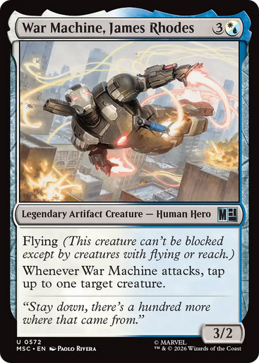 War Machine, James Rhodes (Foil) | Marvel Super Heroes Commander、Magic: The Gathering、kayou