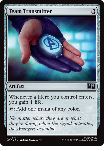 Team Transmitter (Foil) | Marvel Super Heroes Commander、Magic: The Gathering、kayou