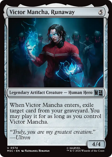 Victor Mancha, Runaway (Foil) | Marvel Super Heroes Commander、Magic: The Gathering、kayou