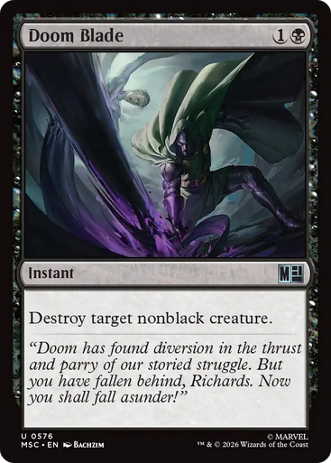 Doom Blade (Foil) | Marvel Super Heroes Commander、Magic: The Gathering、kayou