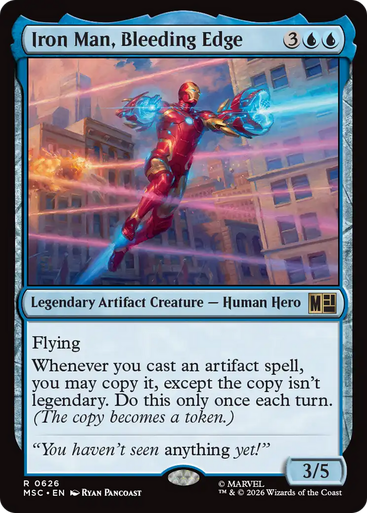 Iron Man, Bleeding Edge (Foil) | Marvel Super Heroes Commander、Magic: The Gathering、kayou