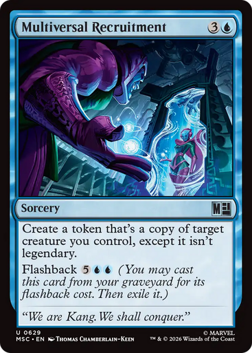 Multiversal Recruitment (Foil) | Marvel Super Heroes Commander、Magic: The Gathering、kayou