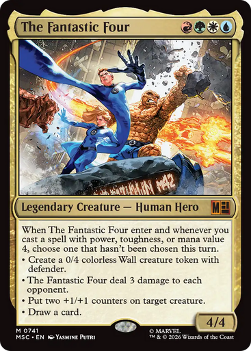 The Fantastic Four (Foil) | Marvel Super Heroes Commander、Magic: The Gathering、kayou