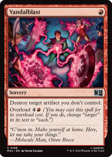 Vandalblast (Surge Foil) | Marvel Super Heroes Commander、Magic: The Gathering、kayou