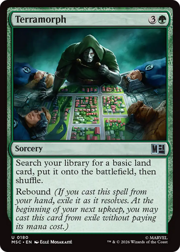 Terramorph (Surge Foil) | Marvel Super Heroes Commander、Magic: The Gathering、kayou