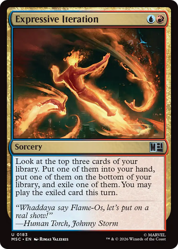 Expressive Iteration (Surge Foil) | Marvel Super Heroes Commander、Magic: The Gathering、kayou