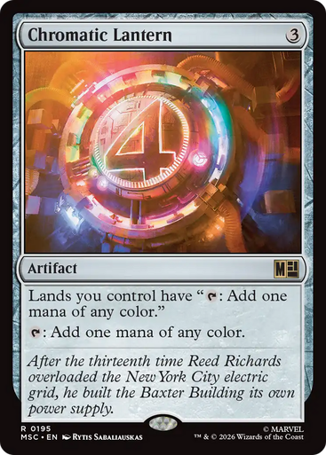 Chromatic Lantern (Surge Foil) | Marvel Super Heroes Commander、Magic: The Gathering、kayou