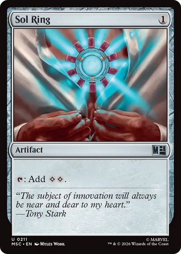 Sol Ring (#211) (Surge Foil) | Marvel Super Heroes Commander、Magic: The Gathering、kayou