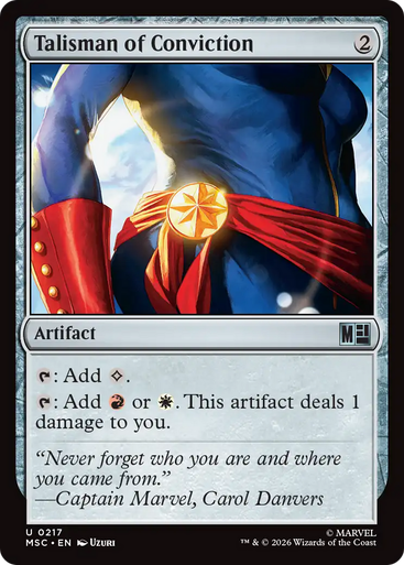 Talisman of Conviction (Surge Foil) | Marvel Super Heroes Commander、Magic: The Gathering、kayou