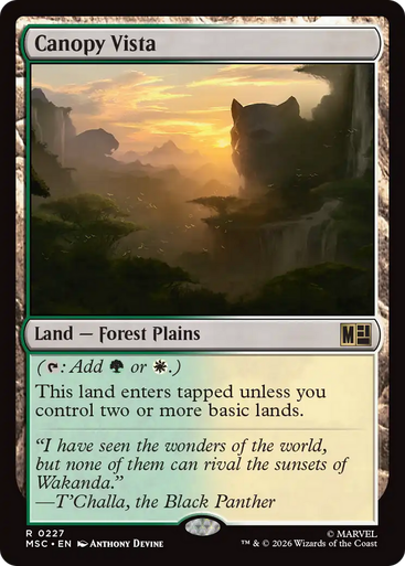 Canopy Vista (Surge Foil) | Marvel Super Heroes Commander、Magic: The Gathering、kayou
