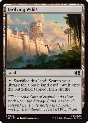 Evolving Wilds (Surge Foil) | Marvel Super Heroes Commander、Magic: The Gathering、kayou