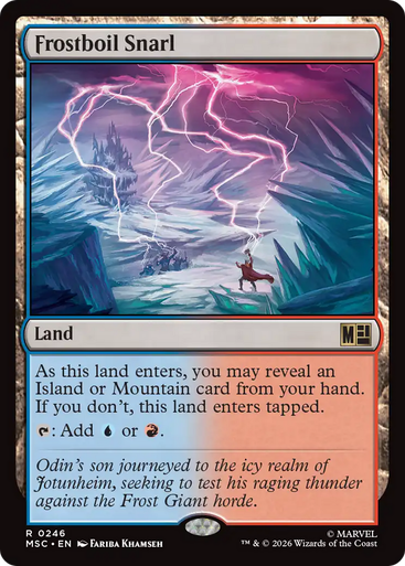 Frostboil Snarl (Surge Foil) | Marvel Super Heroes Commander、Magic: The Gathering、kayou