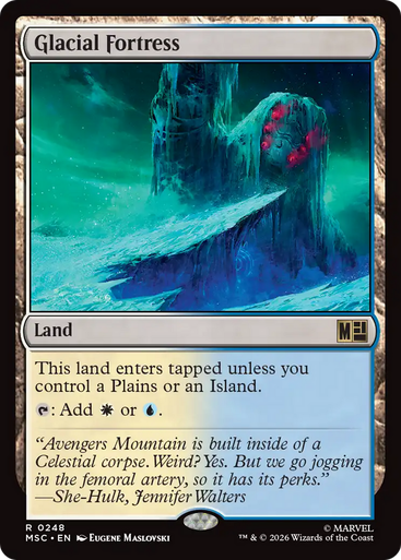 Glacial Fortress (Surge Foil) | Marvel Super Heroes Commander、Magic: The Gathering、kayou