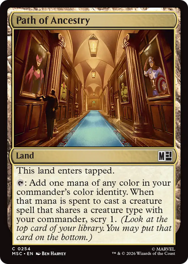 Path of Ancestry (Surge Foil) | Marvel Super Heroes Commander、Magic: The Gathering、kayou