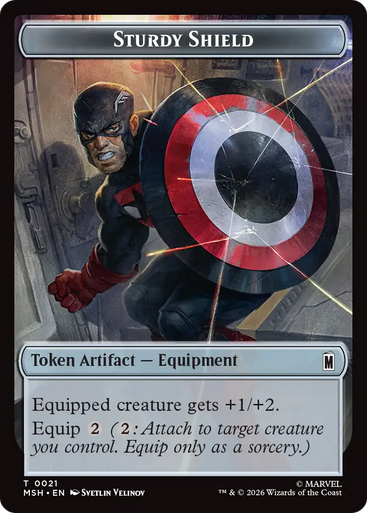 Marvel Super Heroes - Sturdy Shield Token | Marvel Super Heroes、Magic: The Gathering、kayou