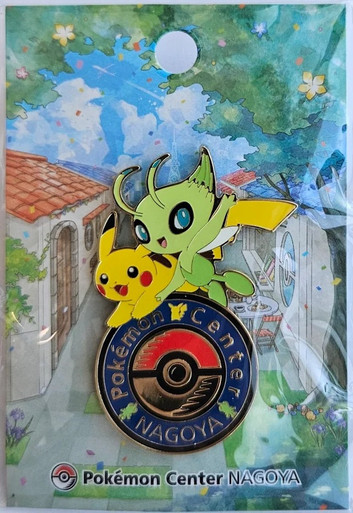 Pokemon Center Japan Nagoya Pikachu & Celebi Pin Badge、Pokemon、kayou