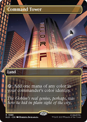 Command Tower (Secret Lair - Marvel's Spider-Man: Villainous Plots) | Secret Lair Drops、Magic: The Gathering、kayou