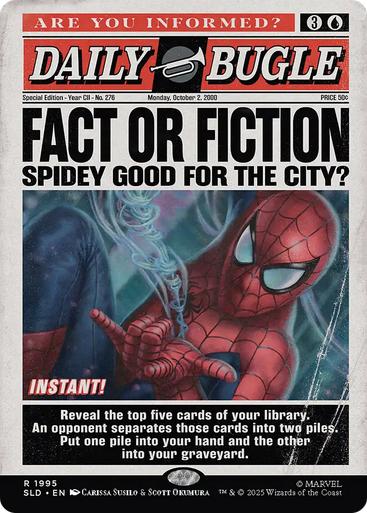 Fact or Fiction (Secret Lair - Marvel's Spider-Man: Daily Bugle Breaking News) | Secret Lair Drops、Magic: The Gathering、kayou
