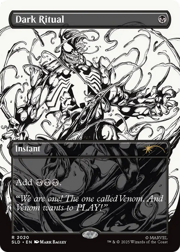 Dark Ritual (Secret Lair - Marvel's Spider-Man: Venom Unleashed Inks) | Secret Lair Drops、Magic: The Gathering、kayou